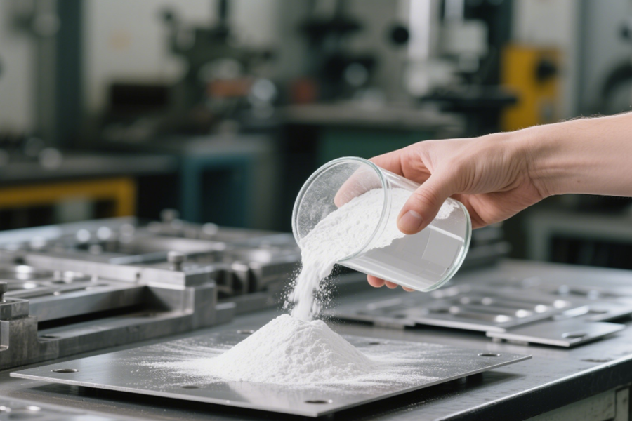 This is silicone powder, which is also silicone products in plastic compounds